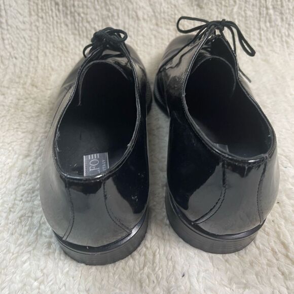 ADOLFO made in made in Italy Black Leather Men\'s Dress Shoes SZ9 main image 5